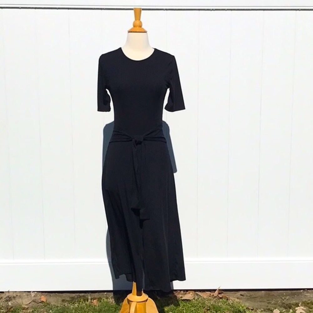 NWOT find Black Ribbed Jumpsuit